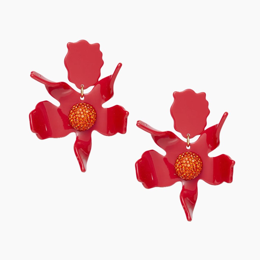 Lele Sadoughi Lily Acetate Glass Crystal Drop Earrings 119$